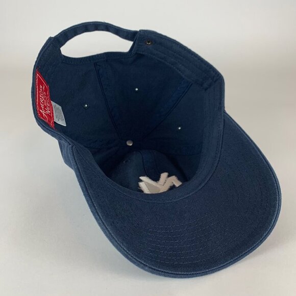 New York Black Yankees MLB Navy Blue American Needle Strapback Hat - Picture 4 of 5